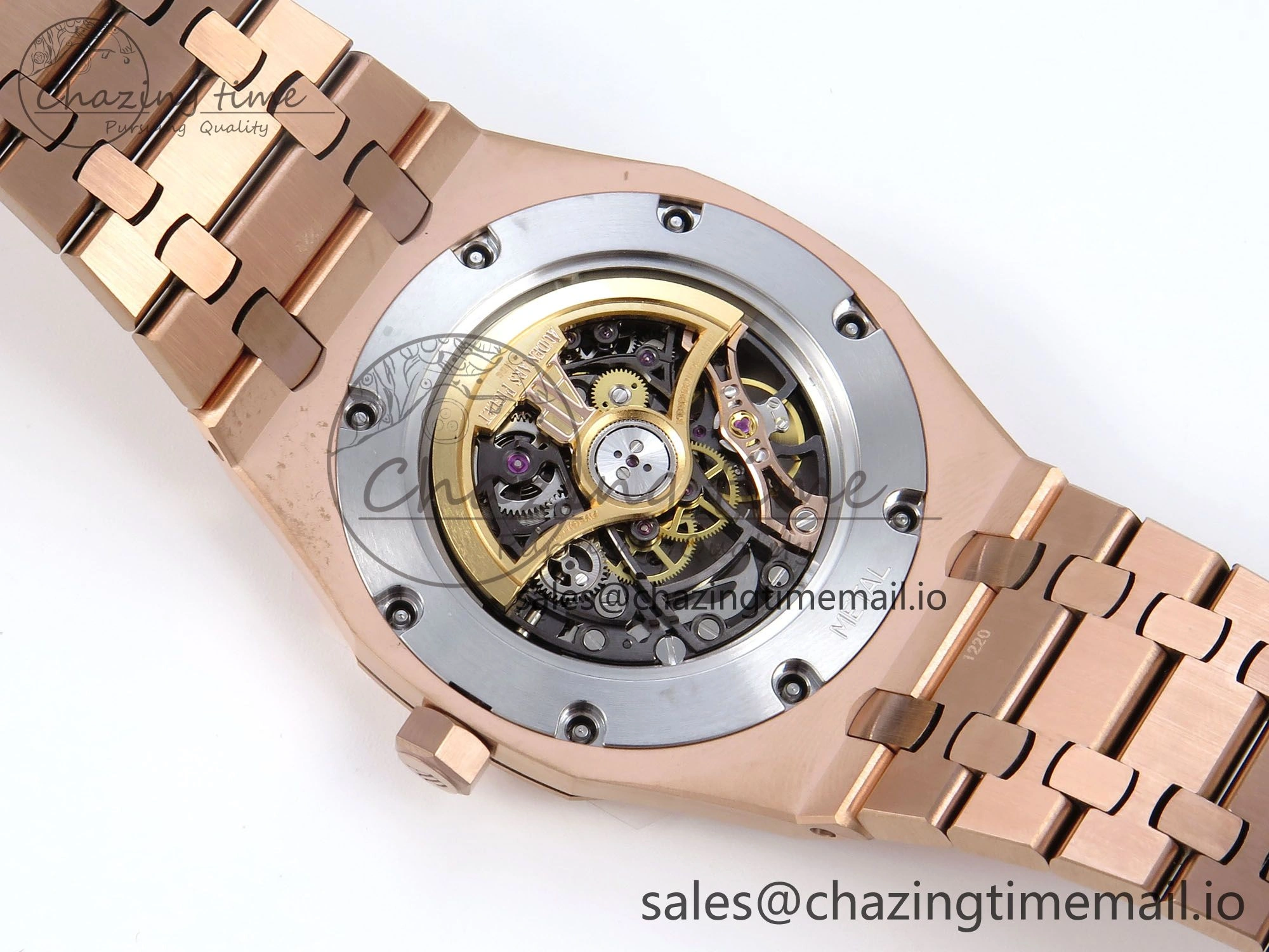 Tailored Royal Oak 41mm Openworked 15407 RG THBF 1:1 Best Edition on RG Bracelet SA3132 V 4377