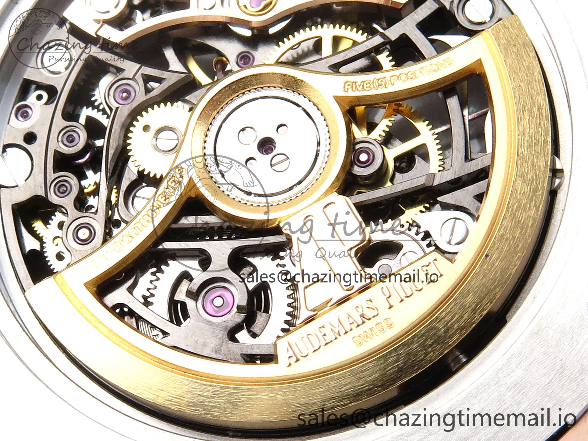 Tailored Royal Oak 41mm Openworked 15407 RG THBF 1:1 Best Edition on RG Bracelet SA3132 V 4377