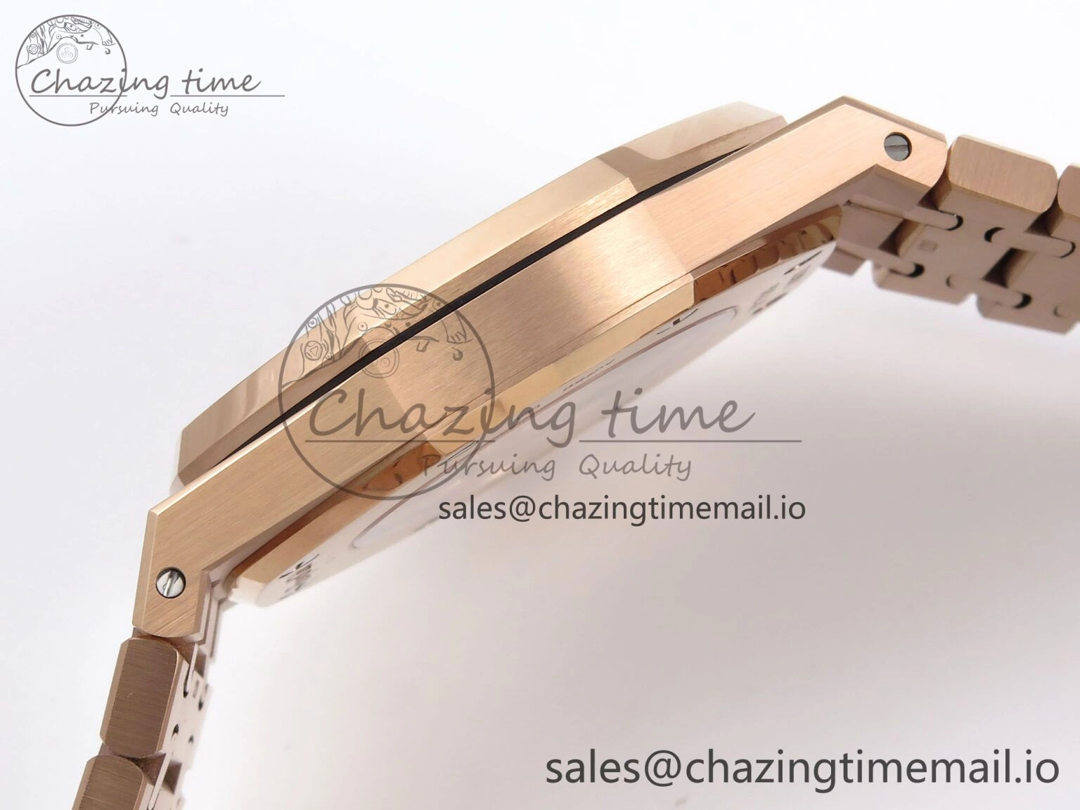 Royal Oak 41mm Openworked 15407 RG THBF 1:1 Best Edition on RG Bracelet SA Comfortable 4379