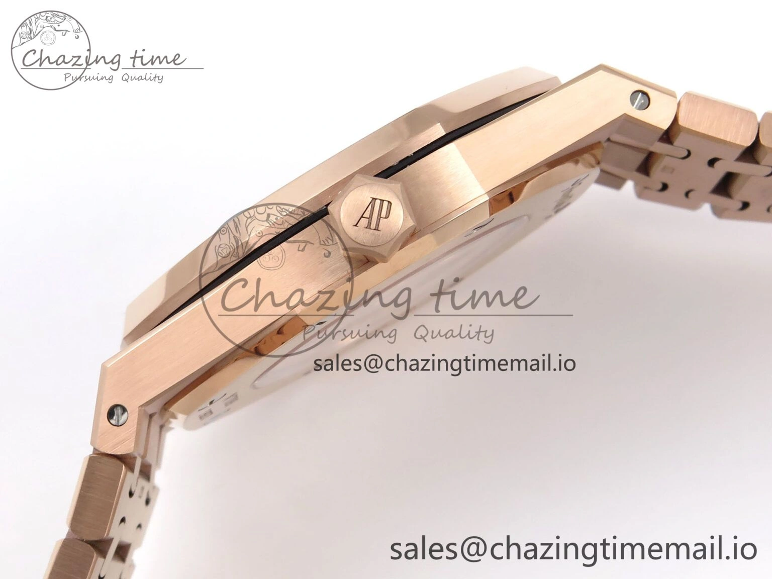 Royal Oak 41mm Openworked 15407 RG THBF 1:1 Best Edition on RG Bracelet SA Comfortable 4379