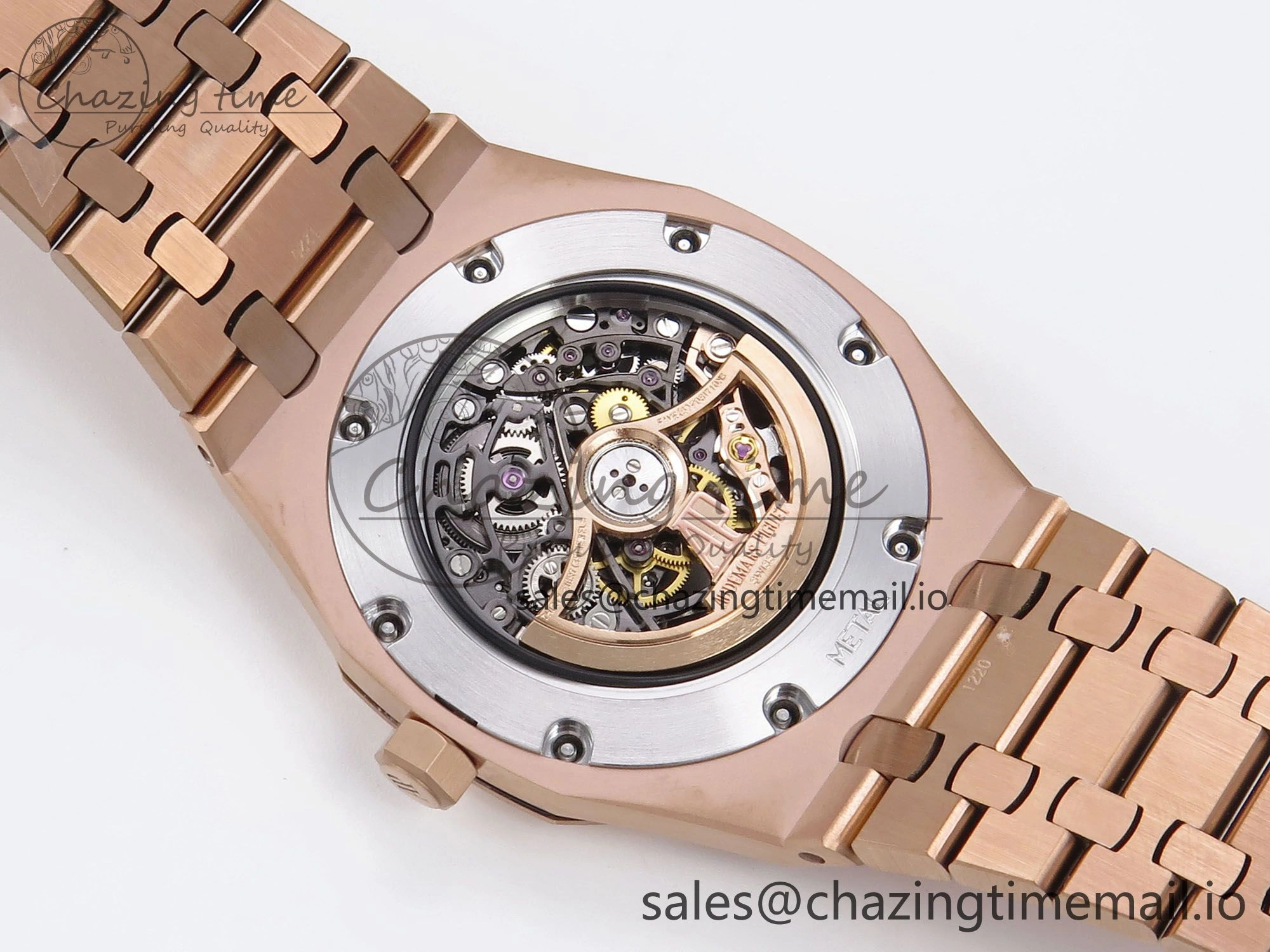 Royal Oak 41mm Openworked 15407 RG THBF 1:1 Best Edition on RG Bracelet SA Comfortable 4379