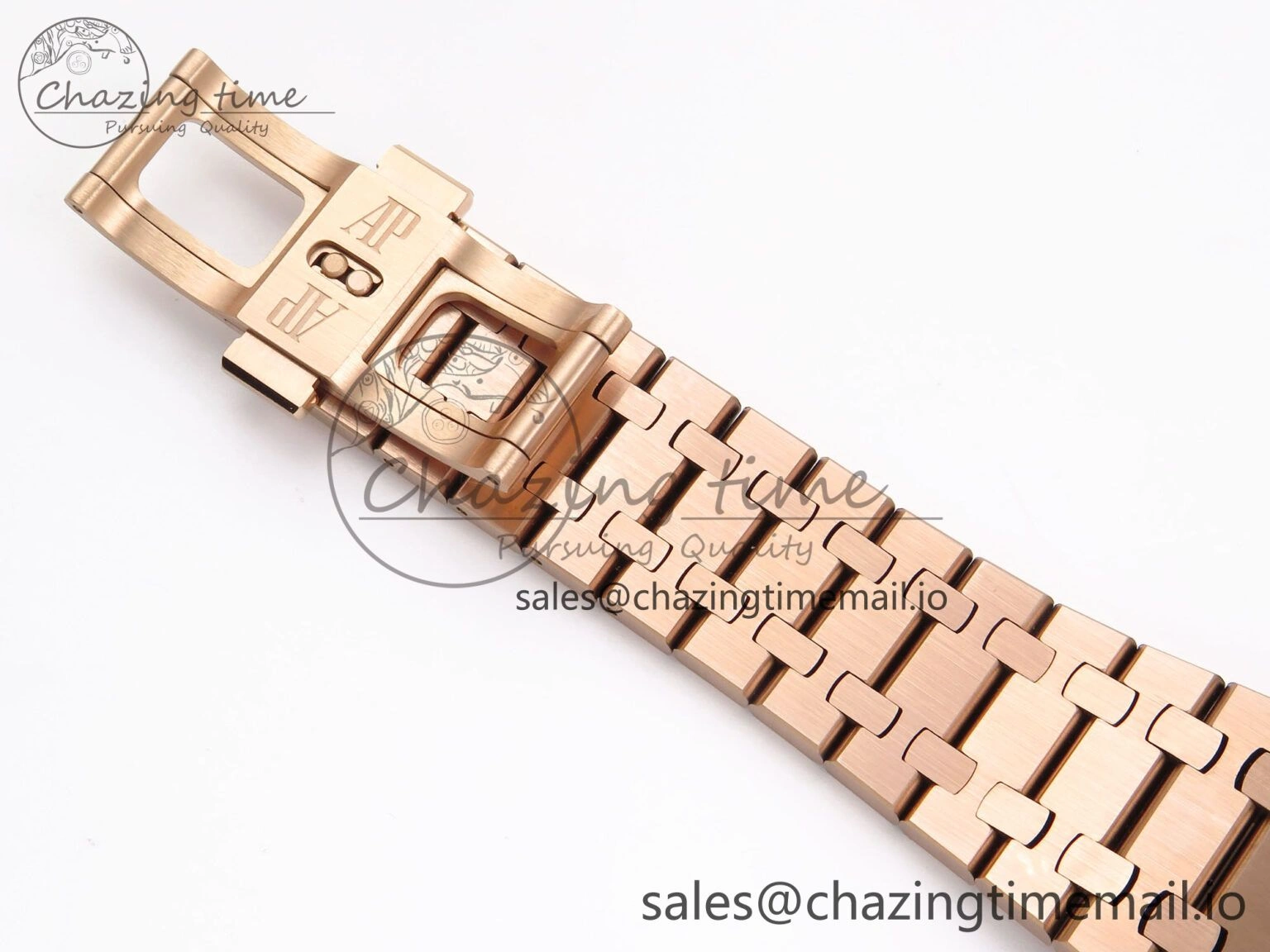 Royal Oak 41mm Openworked 15407 RG THBF 1:1 Best Edition on RG Bracelet SA Comfortable 4379