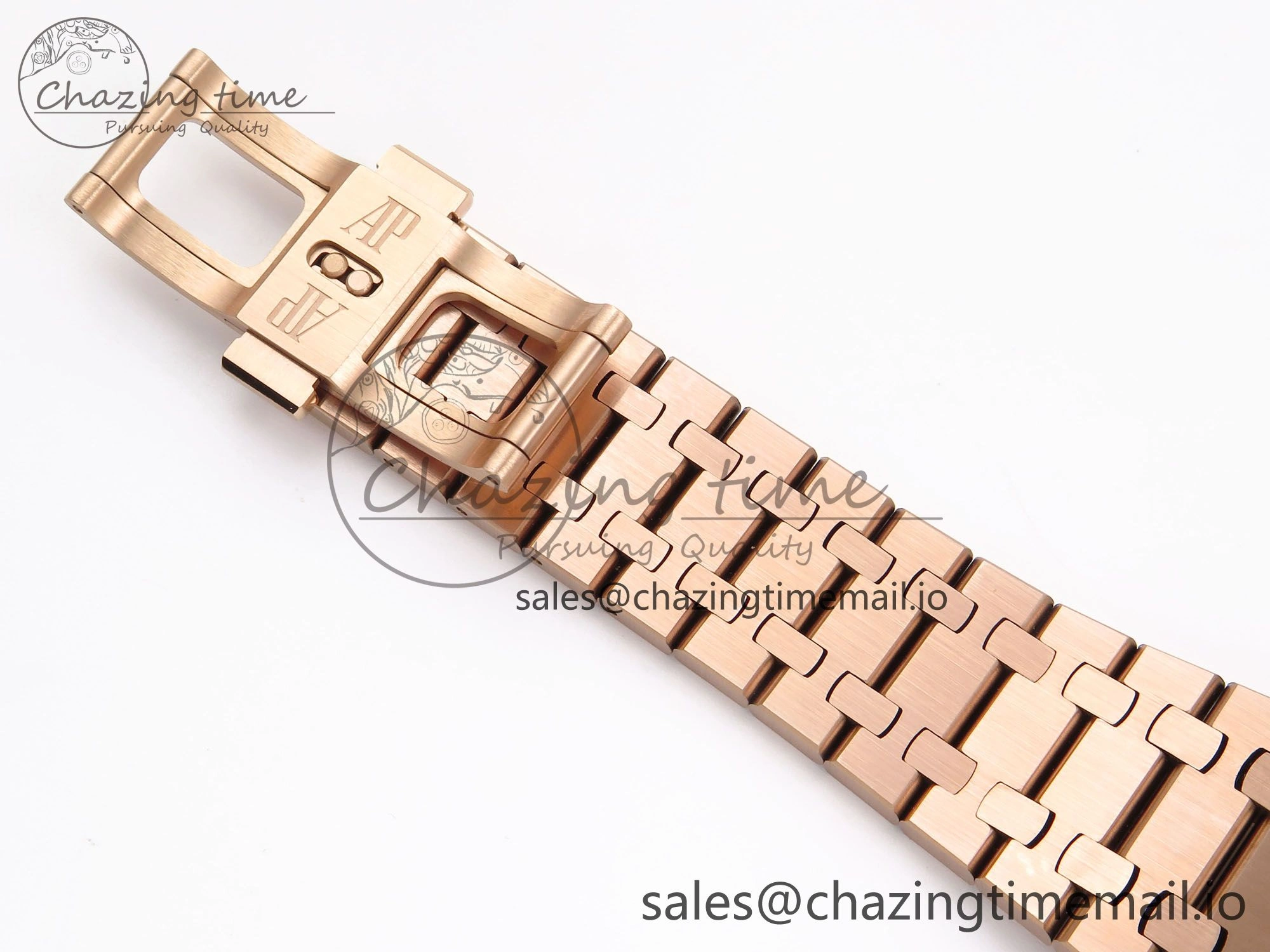 Royal Oak 41mm Openworked 15407 RG THBF 1:1 Best Edition on RG Bracelet SA Comfortable 4379