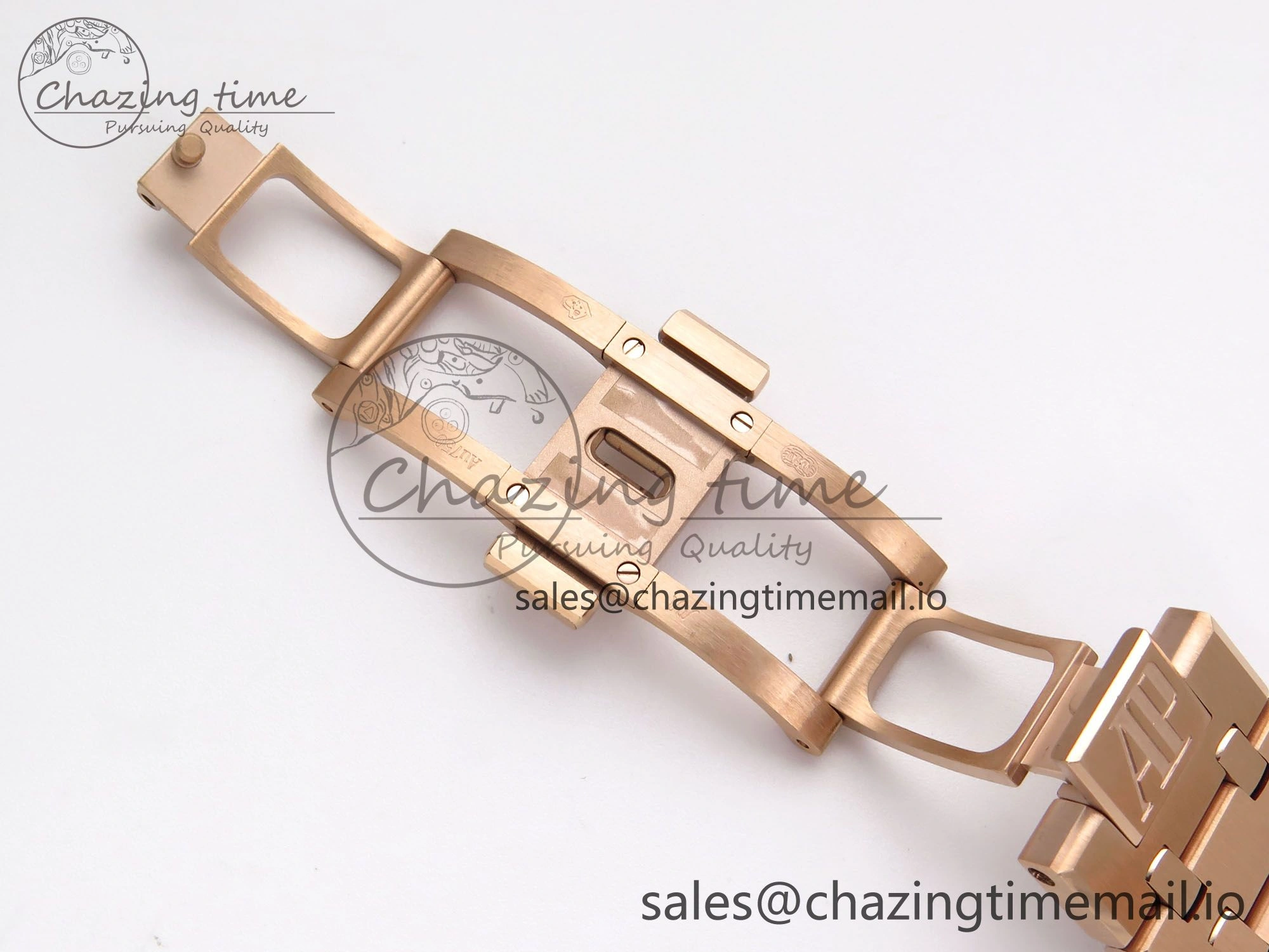 Royal Oak 41mm Openworked 15407 RG THBF 1:1 Best Edition on RG Bracelet SA Comfortable 4379