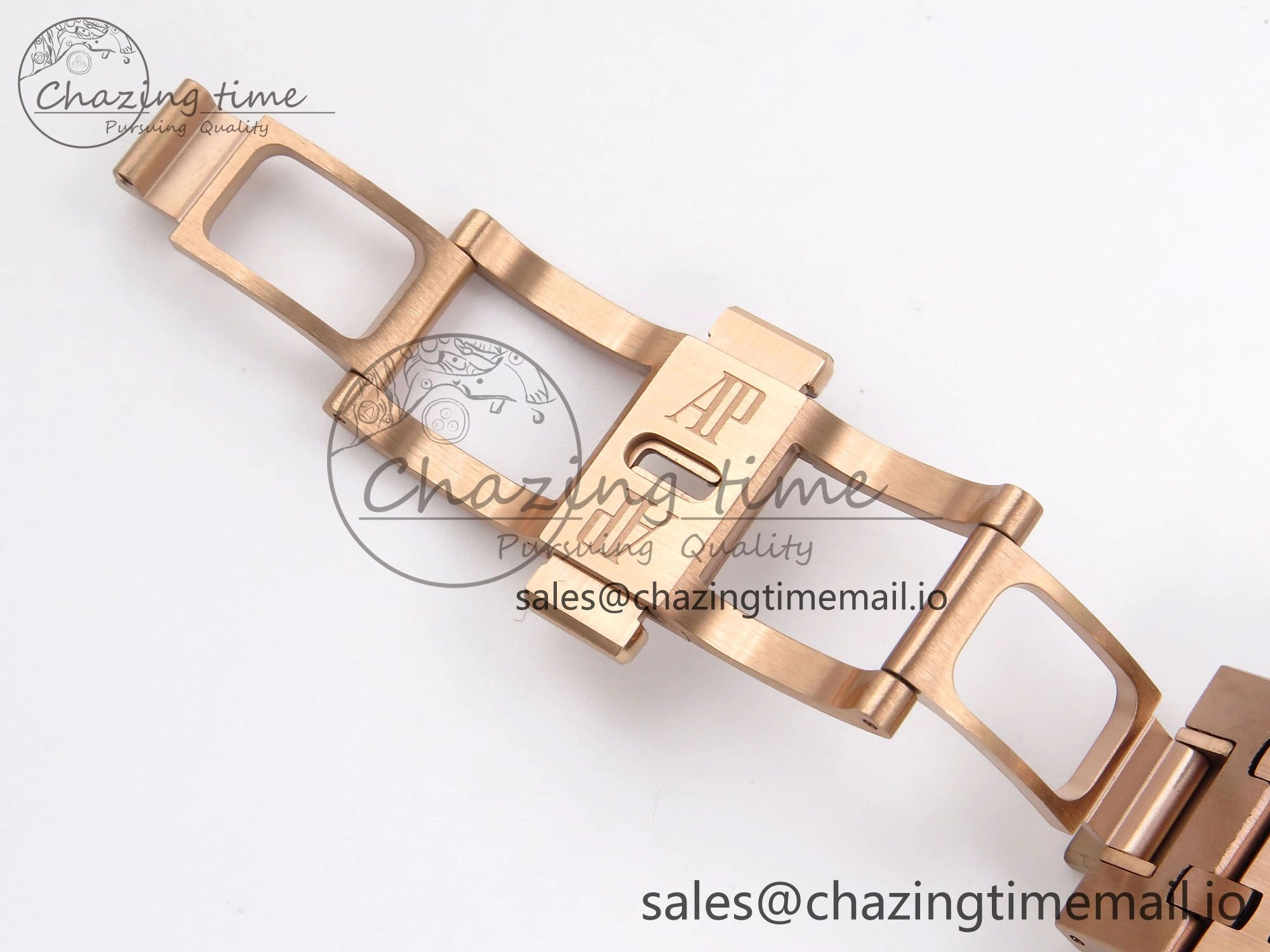 Royal Oak 41mm Openworked 15407 RG THBF 1:1 Best Edition on RG Bracelet SA Comfortable 4379
