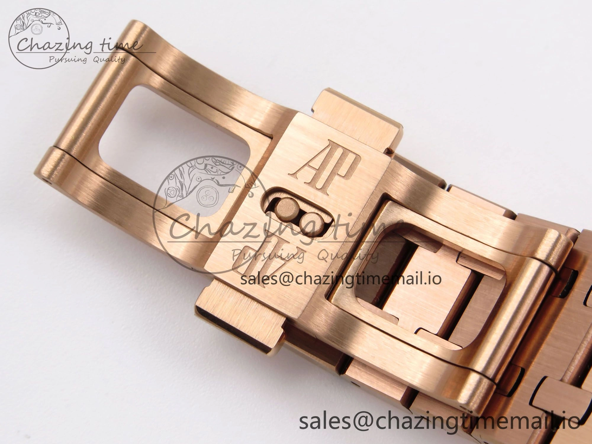 Royal Oak 41mm Openworked 15407 RG THBF 1:1 Best Edition on RG Bracelet SA Comfortable 4379