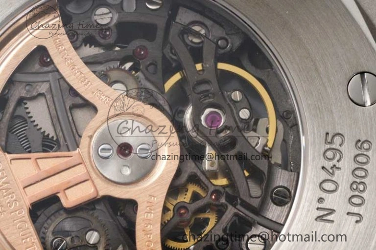 Royal Oak 41mm Openworked 15407 SS APSF 1:1 Best Edition on SS Bracelet A Sustainable 4773