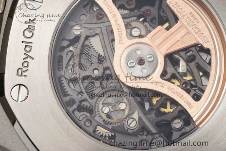 Royal Oak 41mm Openworked 15407 SS APSF 1:1 Best Edition on SS Bracelet A Sustainable 4773