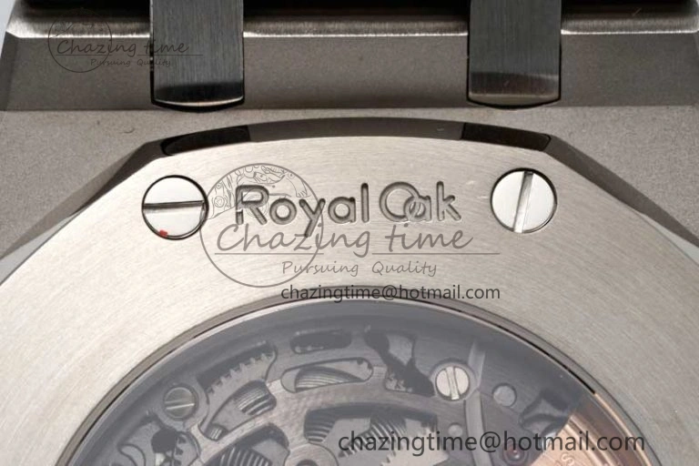 Royal Oak 41mm Openworked 15407 SS APSF 1:1 Best Edition on SS Bracelet A Sustainable 4773