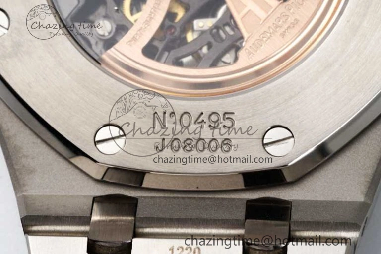 Royal Oak 41mm Openworked 15407 SS APSF 1:1 Best Edition on SS Bracelet A Sustainable 4773