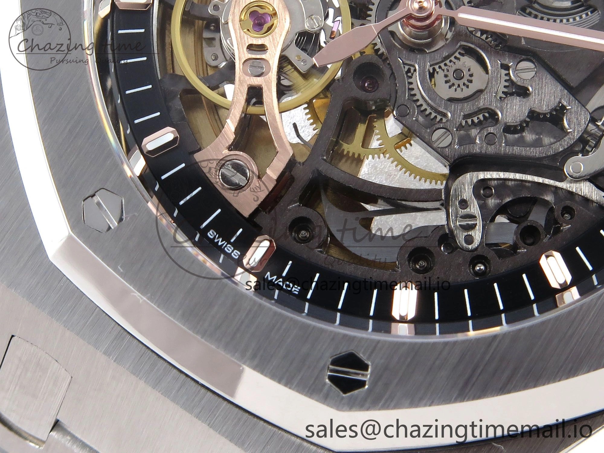 Royal Oak 41mm Openworked 15407 SS THBF 1:1 Best Edition on SS Bracelet SA3132 V Youthful 4376