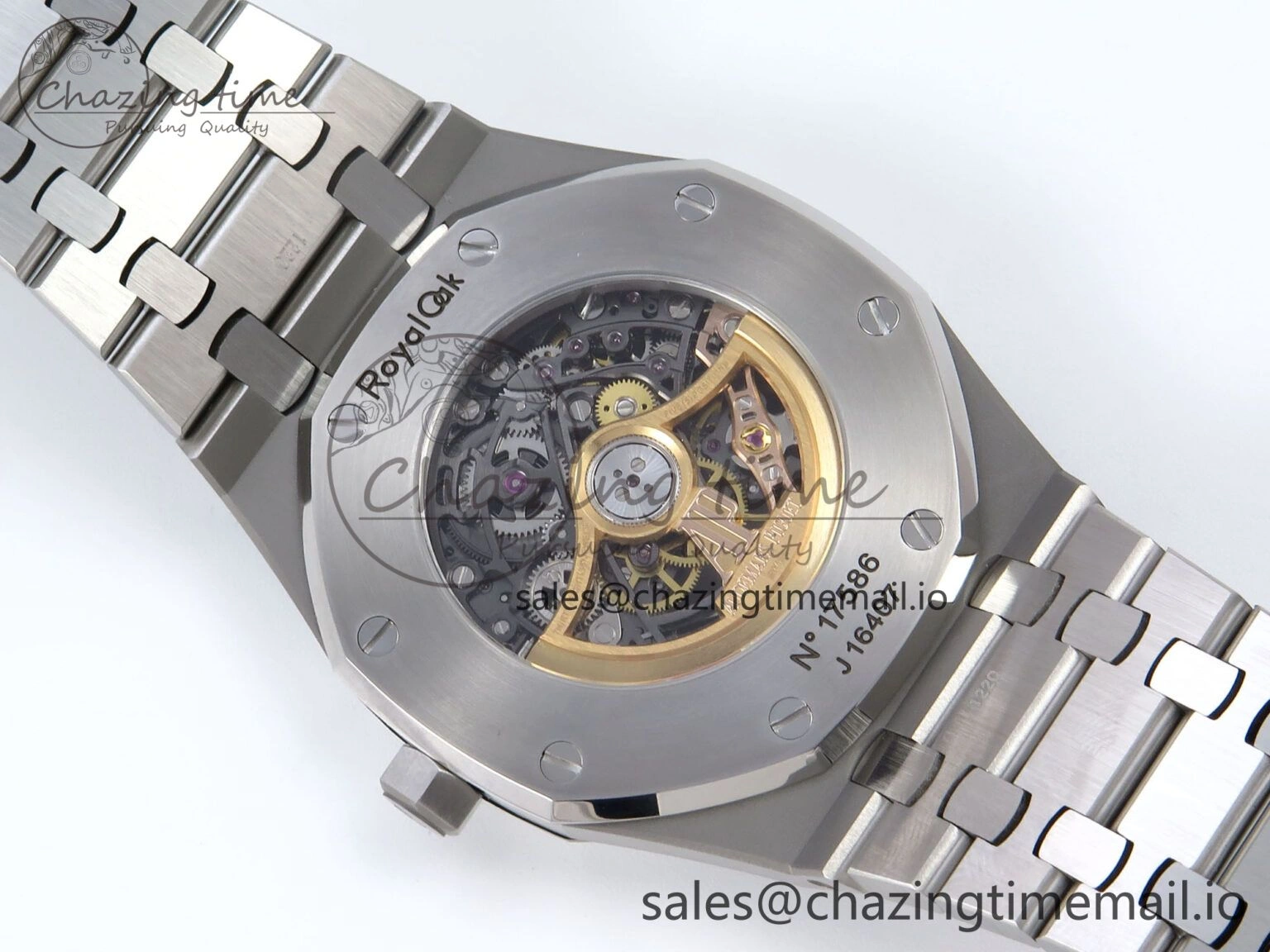 Royal Oak 41mm Openworked 15407 SS THBF 1:1 Best Edition on SS Bracelet SA3132 V Youthful 4376