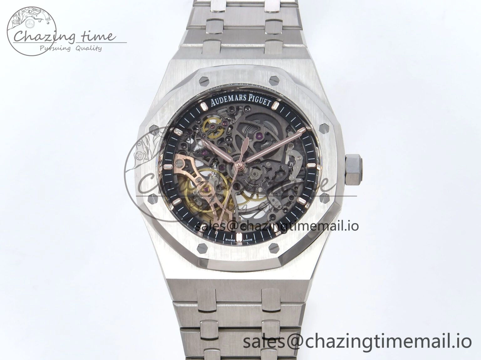 Royal Oak 41mm Openworked 15407 SS THBF 1:1 Best Edition on SS Bracelet SA3132 V Youthful 4376