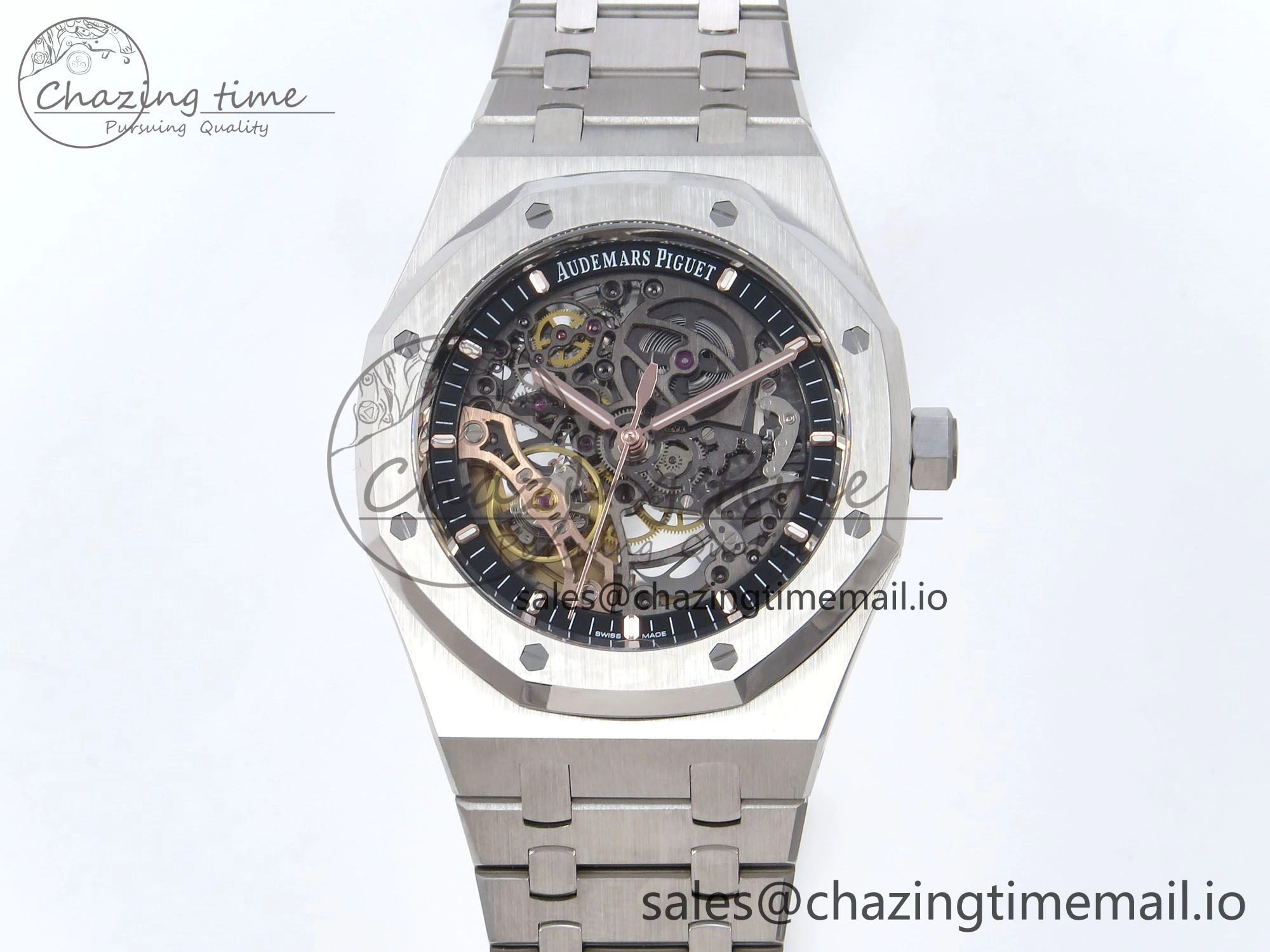 Royal Oak 41mm Openworked 15407 SS THBF 1:1 Best Edition on SS Bracelet SA3132 V Youthful 4376