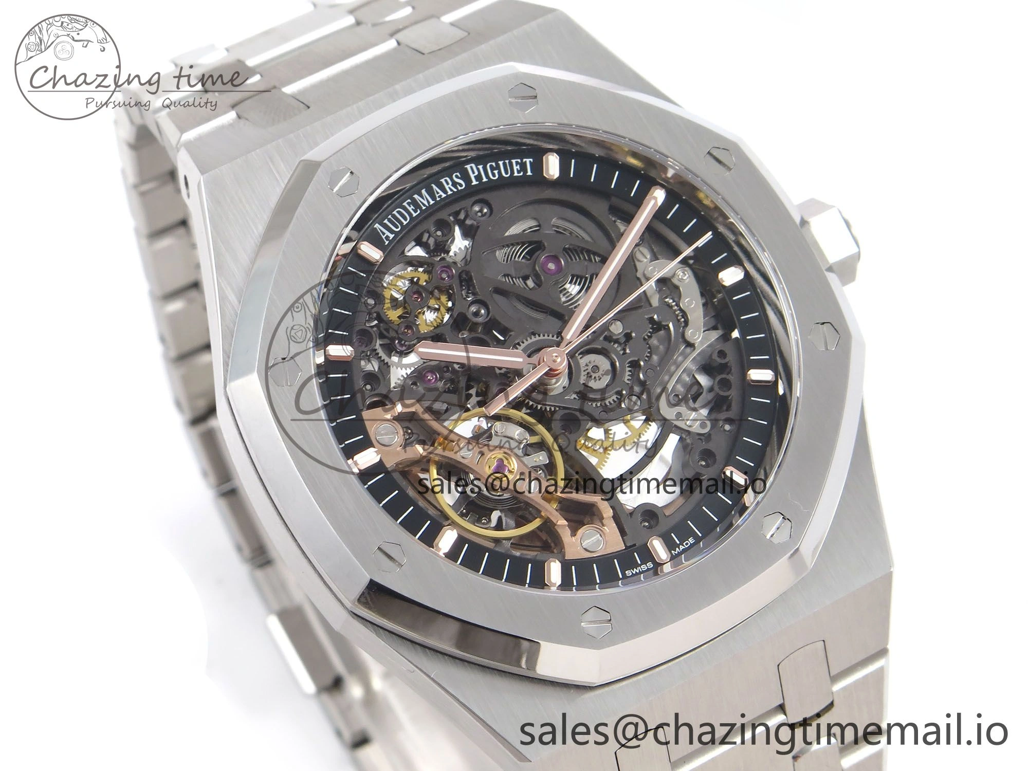 Royal Oak 41mm Openworked 15407 SS THBF 1:1 Best Edition on SS Bracelet SA Popular 4378