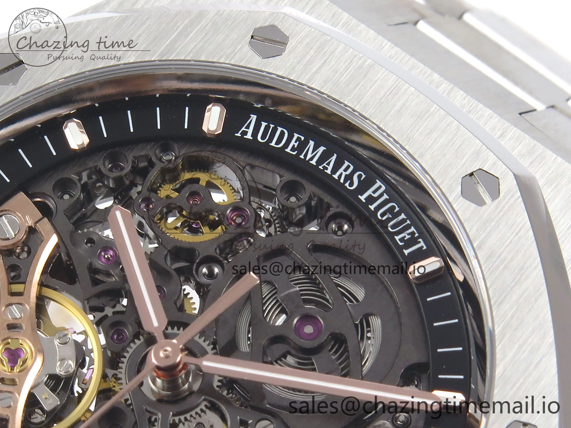 Royal Oak 41mm Openworked 15407 SS THBF 1:1 Best Edition on SS Bracelet SA Popular 4378