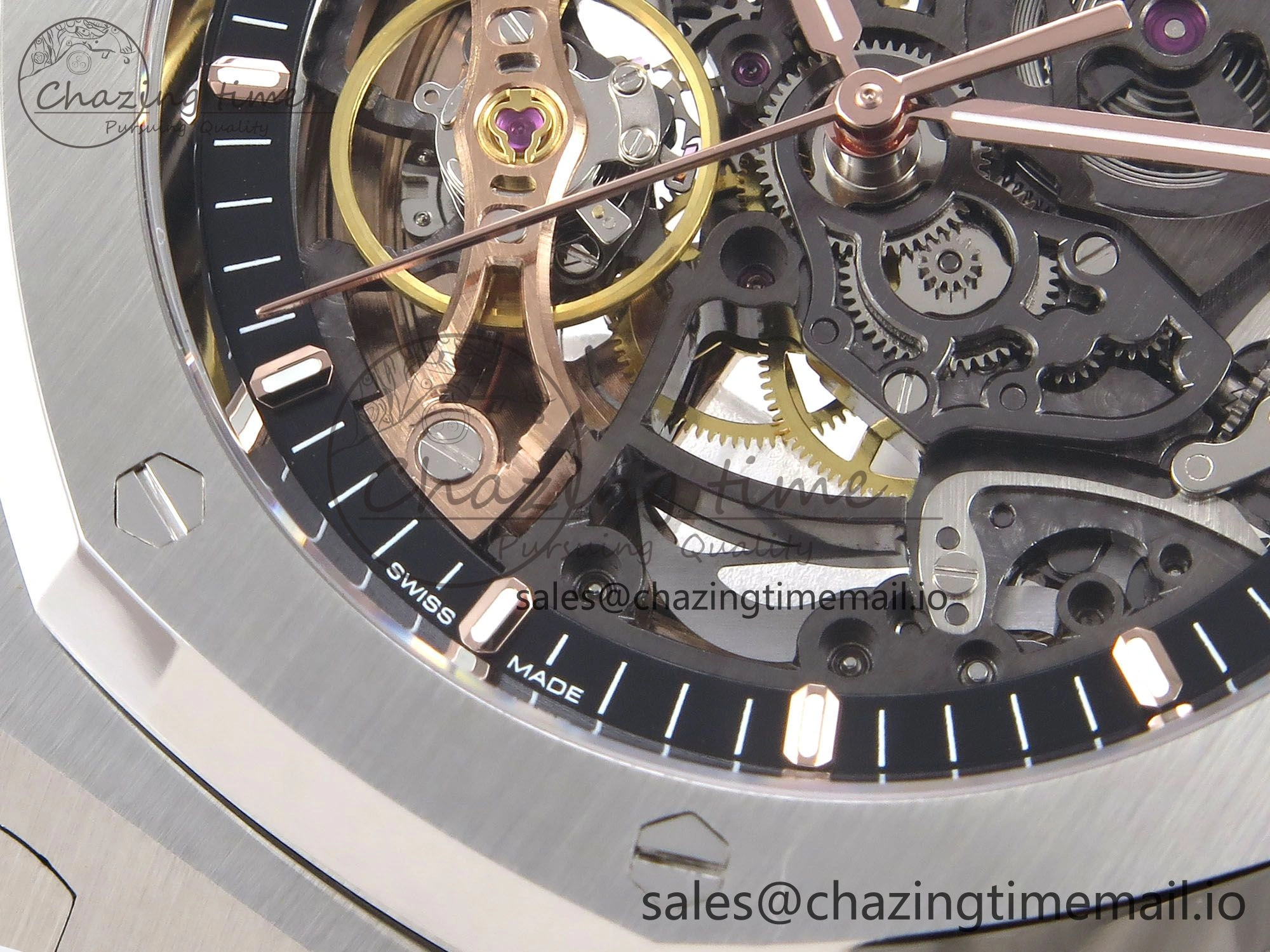 Royal Oak 41mm Openworked 15407 SS THBF 1:1 Best Edition on SS Bracelet SA Popular 4378