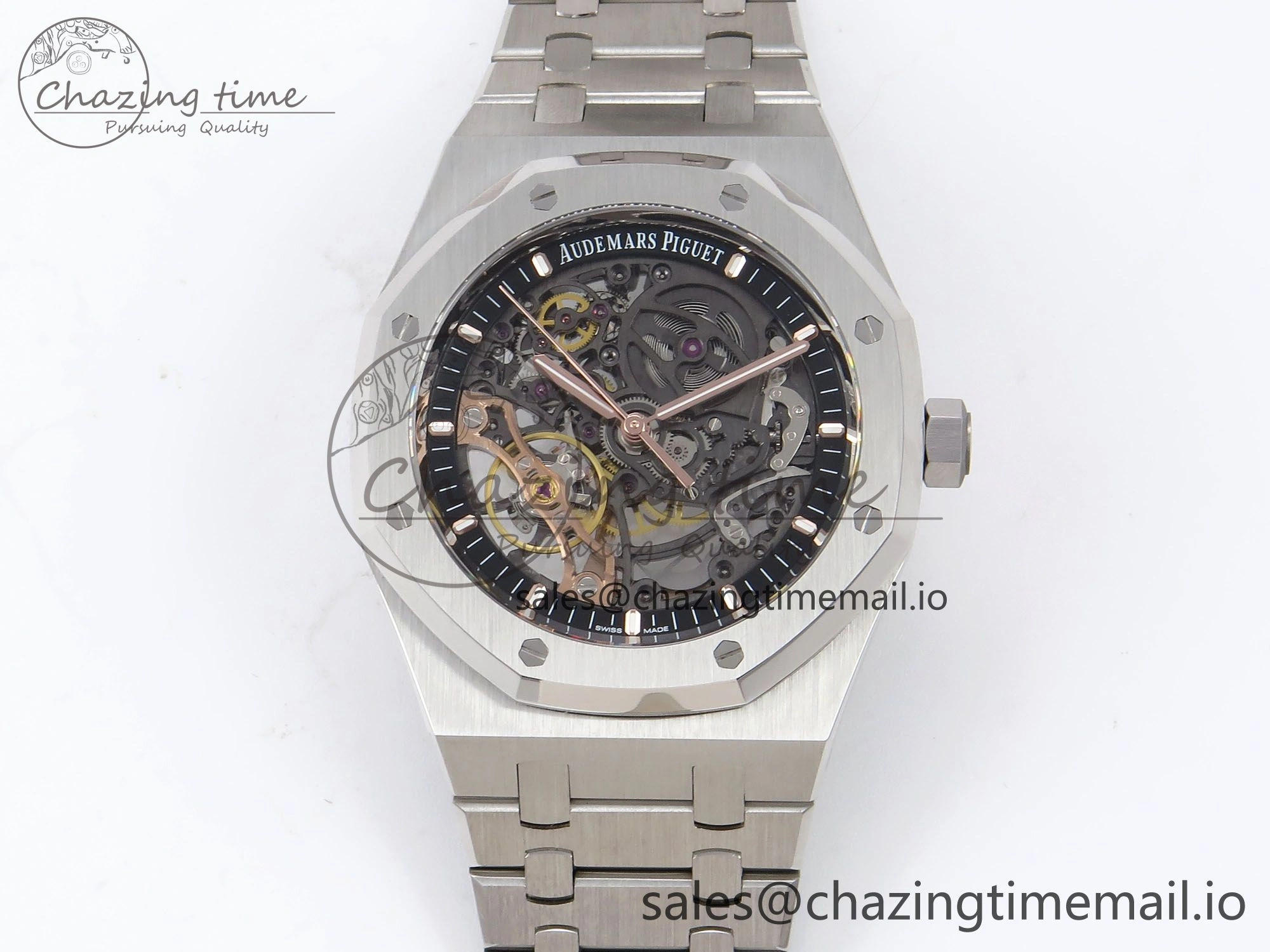 Royal Oak 41mm Openworked 15407 SS THBF 1:1 Best Edition on SS Bracelet SA Popular 4378