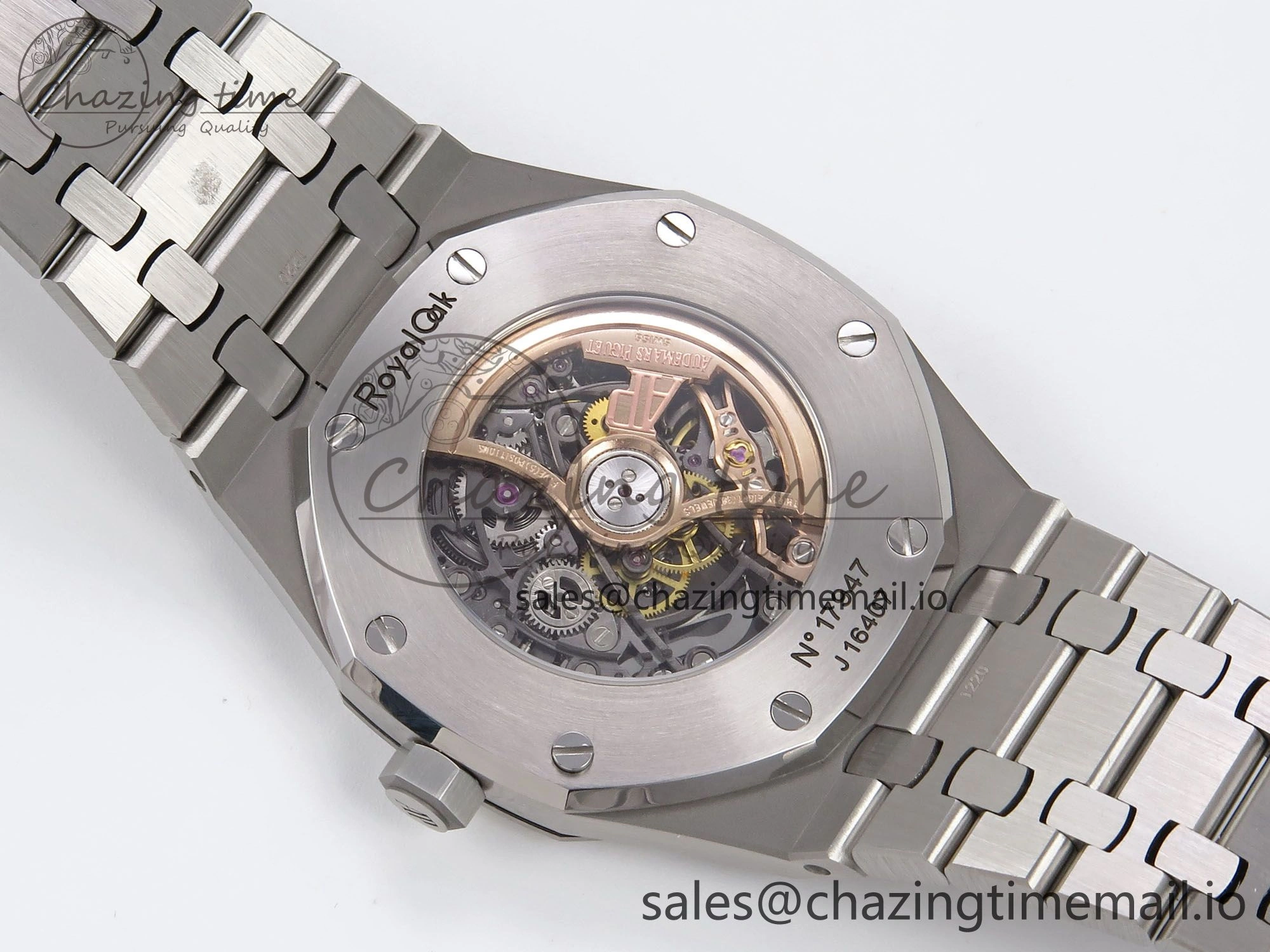 Royal Oak 41mm Openworked 15407 SS THBF 1:1 Best Edition on SS Bracelet SA Popular 4378