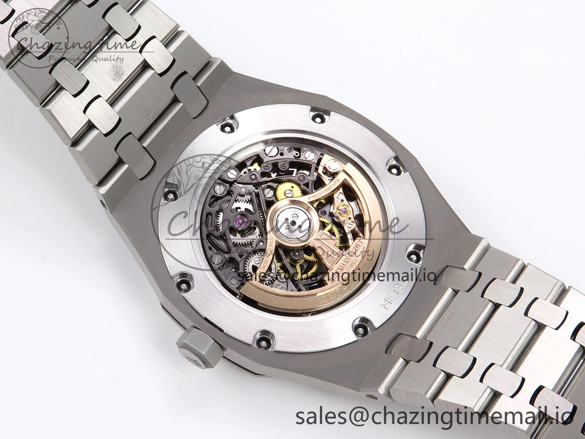 Royal Oak 41mm Openworked 15407 SS THBF 1:1 Best Edition on SS Bracelet SA Popular 4378