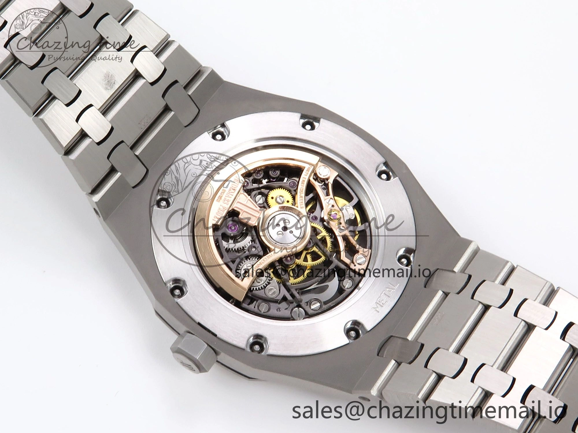 Royal Oak 41mm Openworked 15407 SS THBF 1:1 Best Edition on SS Bracelet SA Popular 4378