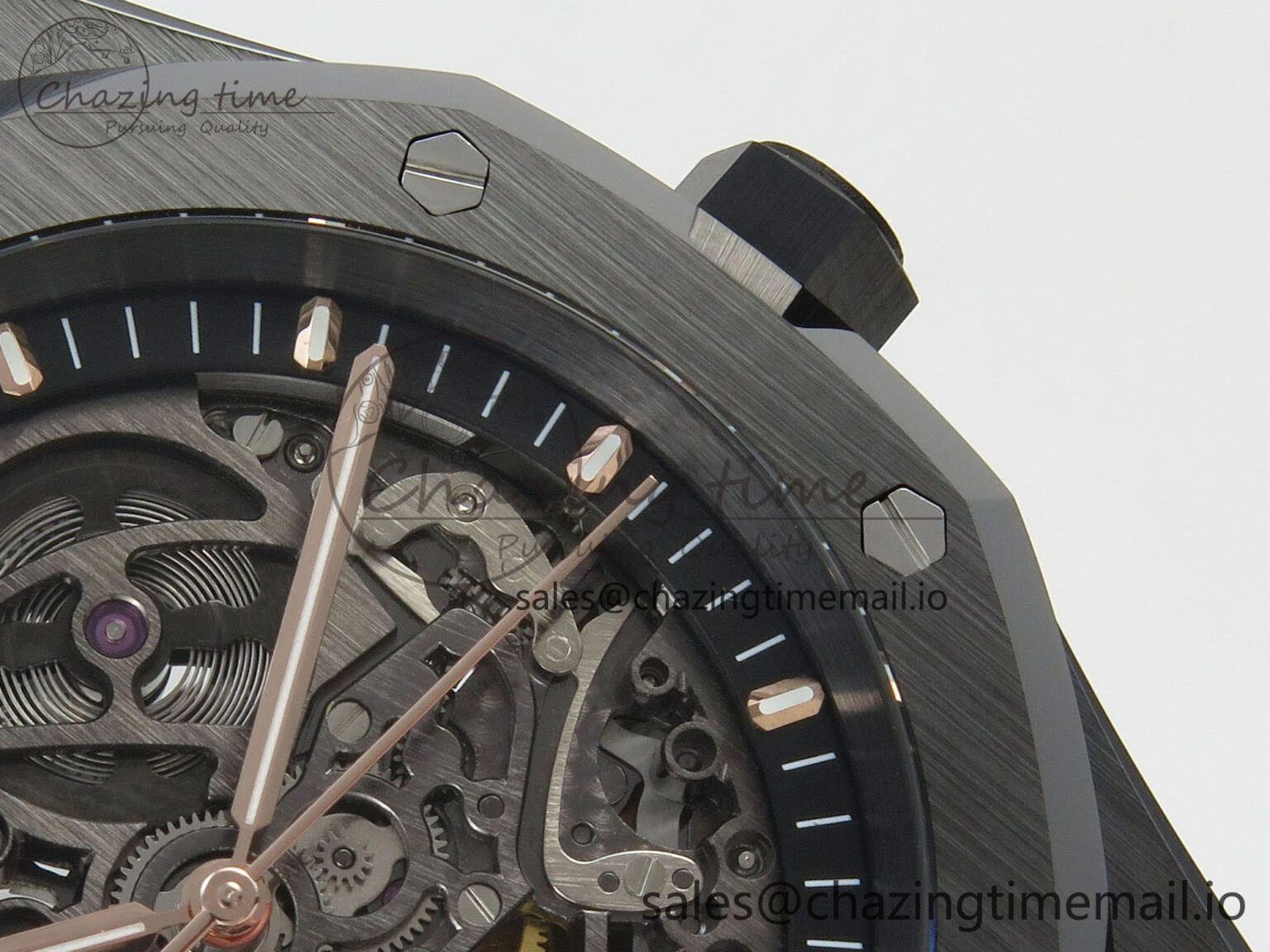 Royal Oak 41mm Openworked Ceramic 15416CE THBF 1:1 Best Edition on Ceramic Bracelet SA3132 V Original 4223