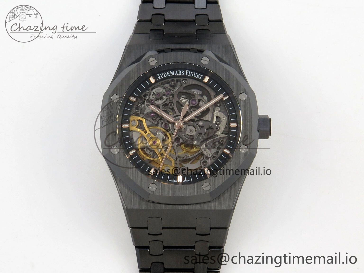 Royal Oak 41mm Openworked Ceramic 15416CE THBF 1:1 Best Edition on Ceramic Bracelet SA3132 V Original 4223