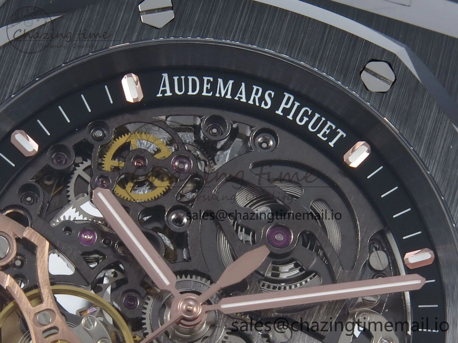 Upgraded Royal Oak 41mm Openworked Ceramic 15416CE THBF 1:1 Best Edition on Ceramic Bracelet SA3132 V 4270
