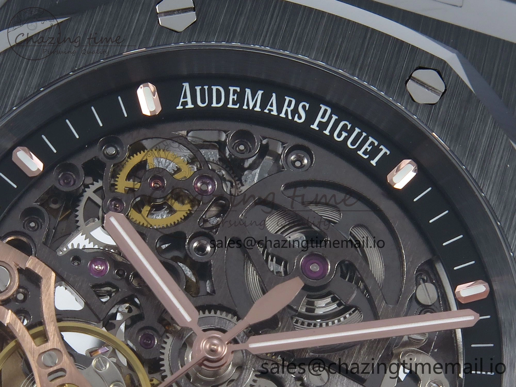 Upgraded Royal Oak 41mm Openworked Ceramic 15416CE THBF 1:1 Best Edition on Ceramic Bracelet SA3132 V 4270