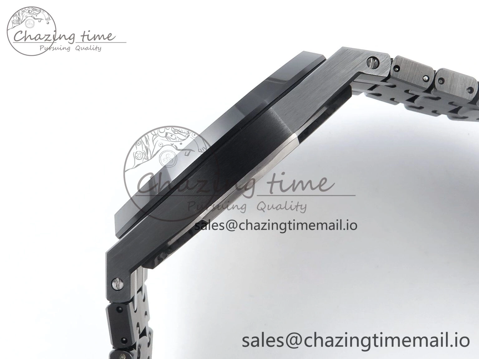 Upgraded Royal Oak 41mm Openworked Ceramic 15416CE THBF 1:1 Best Edition on Ceramic Bracelet SA3132 V 4270