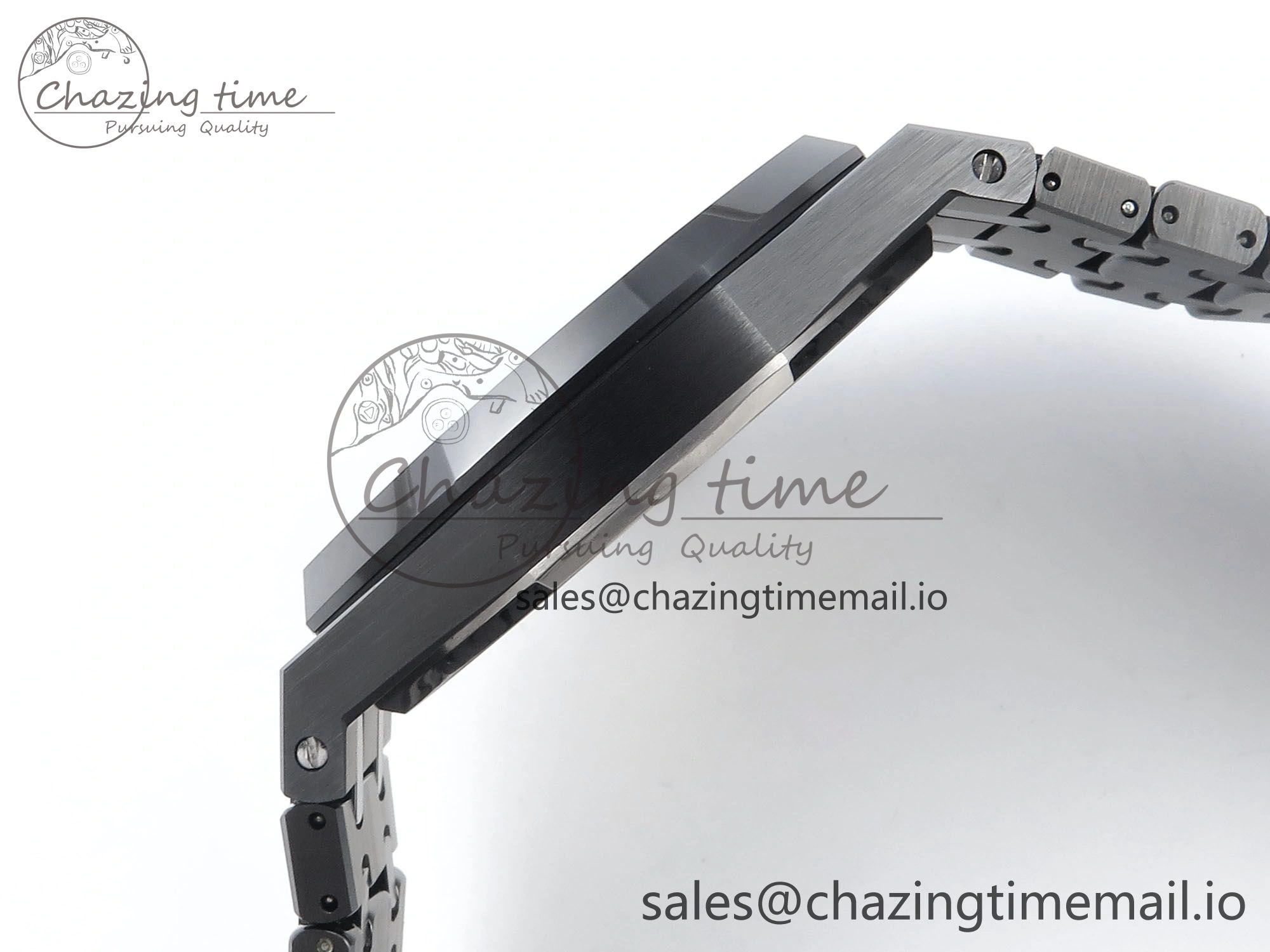 Upgraded Royal Oak 41mm Openworked Ceramic 15416CE THBF 1:1 Best Edition on Ceramic Bracelet SA3132 V 4270