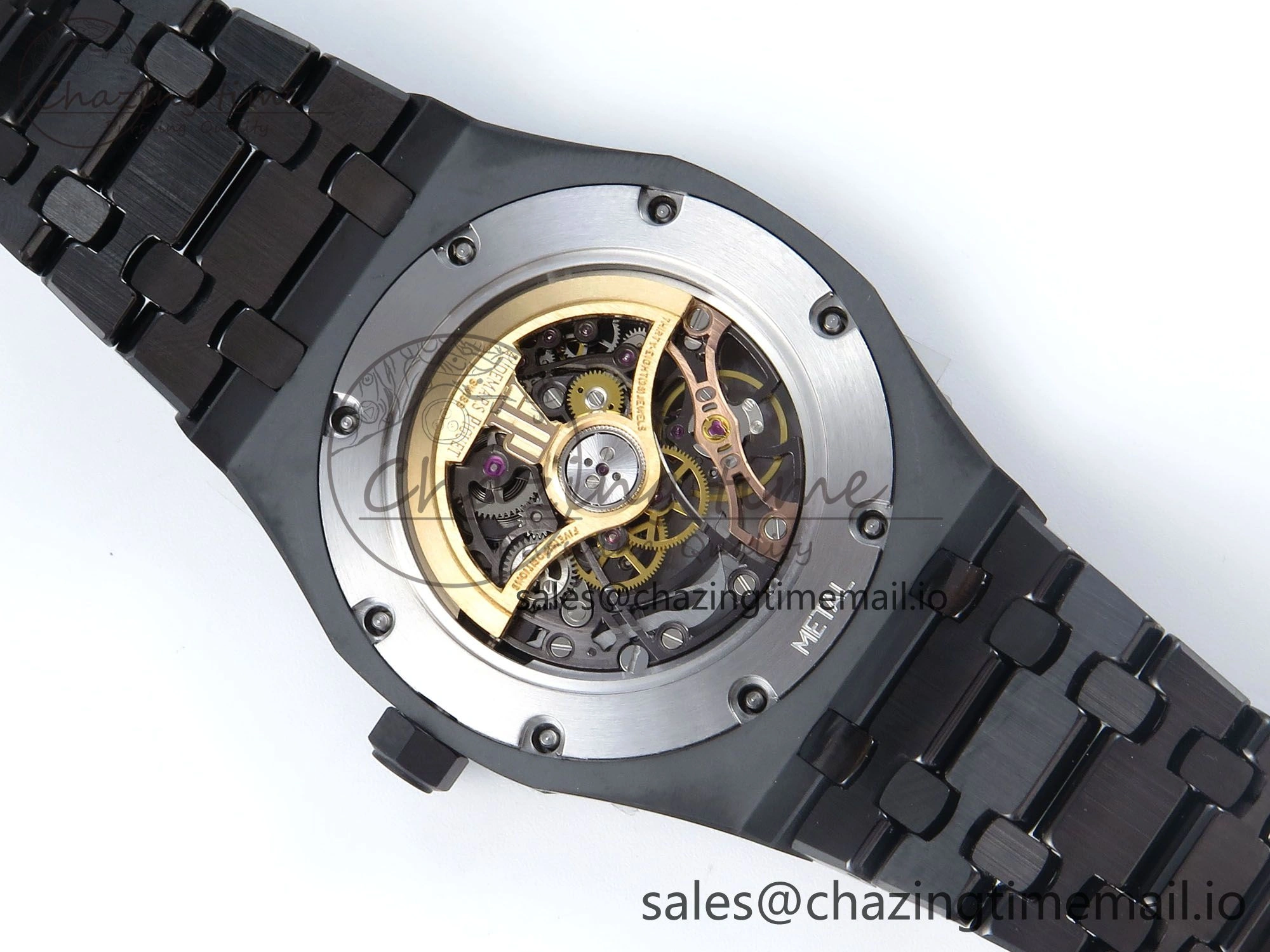 Upgraded Royal Oak 41mm Openworked Ceramic 15416CE THBF 1:1 Best Edition on Ceramic Bracelet SA3132 V 4270