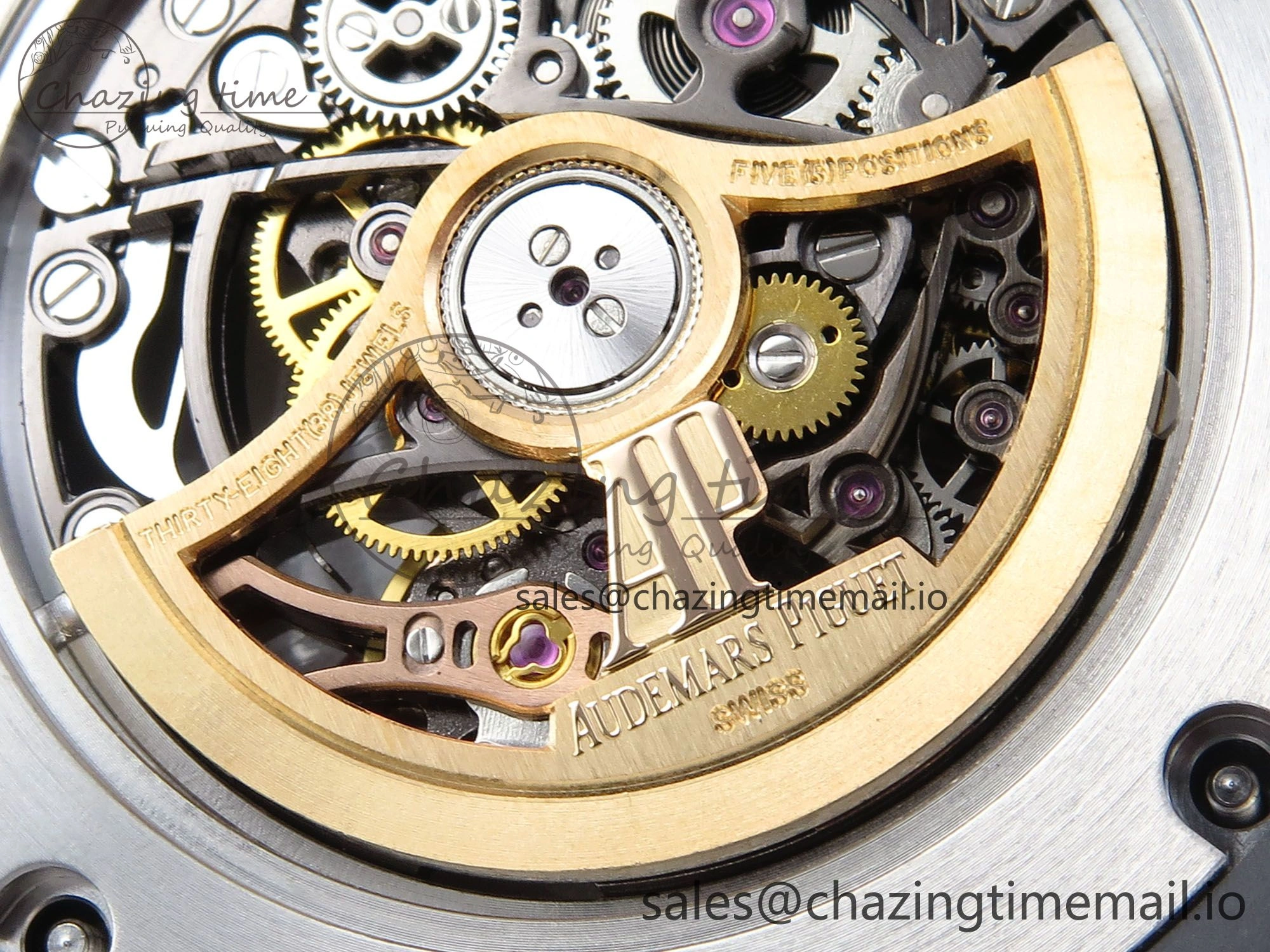 Upgraded Royal Oak 41mm Openworked Ceramic 15416CE THBF 1:1 Best Edition on Ceramic Bracelet SA3132 V 4270