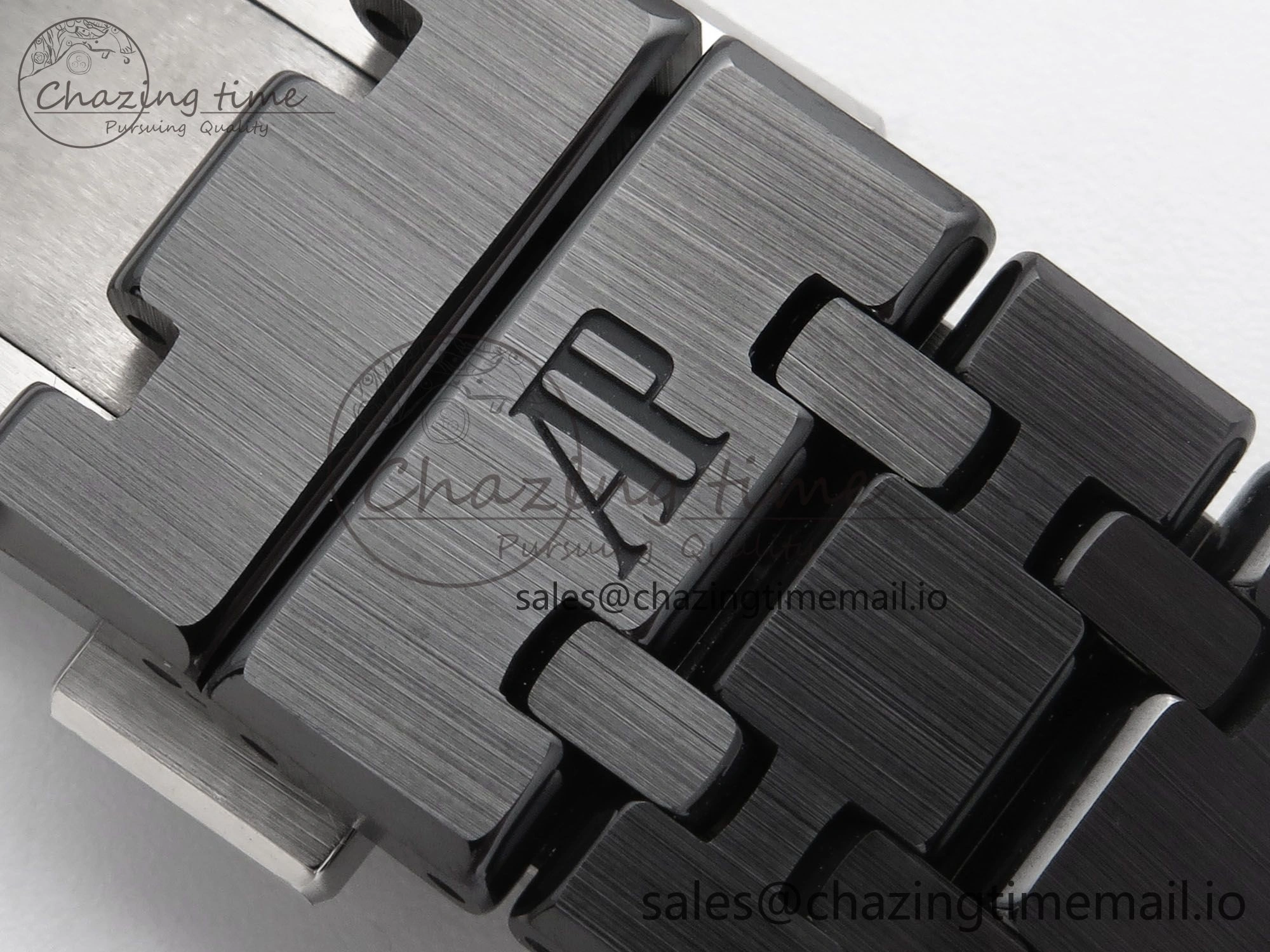 Upgraded Royal Oak 41mm Openworked Ceramic 15416CE THBF 1:1 Best Edition on Ceramic Bracelet SA3132 V 4270