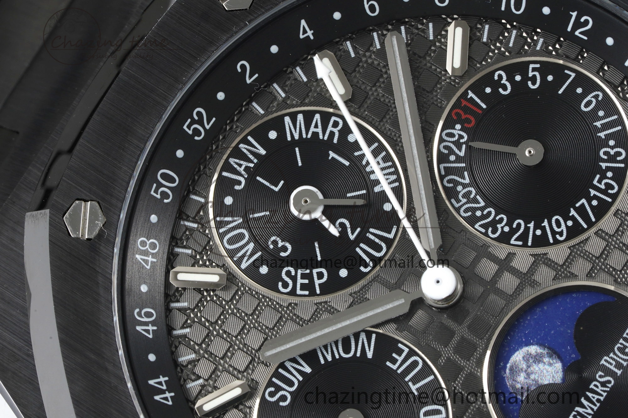 Lightweight Royal Oak 41mm Perpetual Calendar Black Ceramic APSF1:1 Best Edition Black Dial on Ceramic Bracelet A 4742
