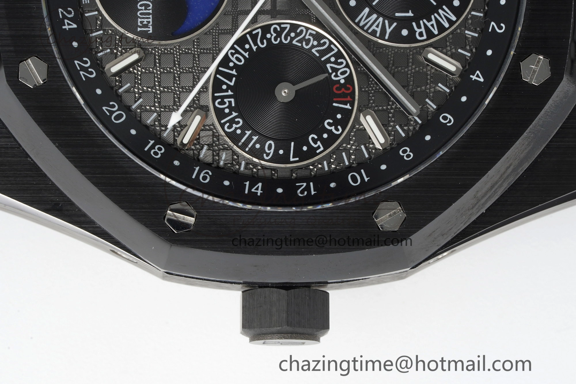 Lightweight Royal Oak 41mm Perpetual Calendar Black Ceramic APSF1:1 Best Edition Black Dial on Ceramic Bracelet A 4742