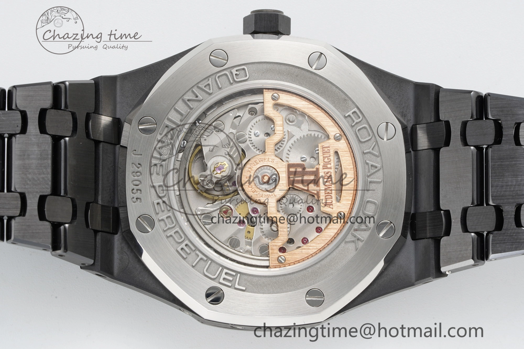 Lightweight Royal Oak 41mm Perpetual Calendar Black Ceramic APSF1:1 Best Edition Black Dial on Ceramic Bracelet A 4742