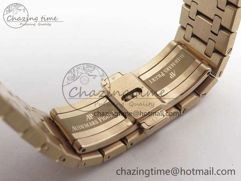 Royal Oak 41mm RG CY Best Edition Skeleton Dial On RG Bracelet FLYING TOURBY (Free Leather Strap) TopPick 4988