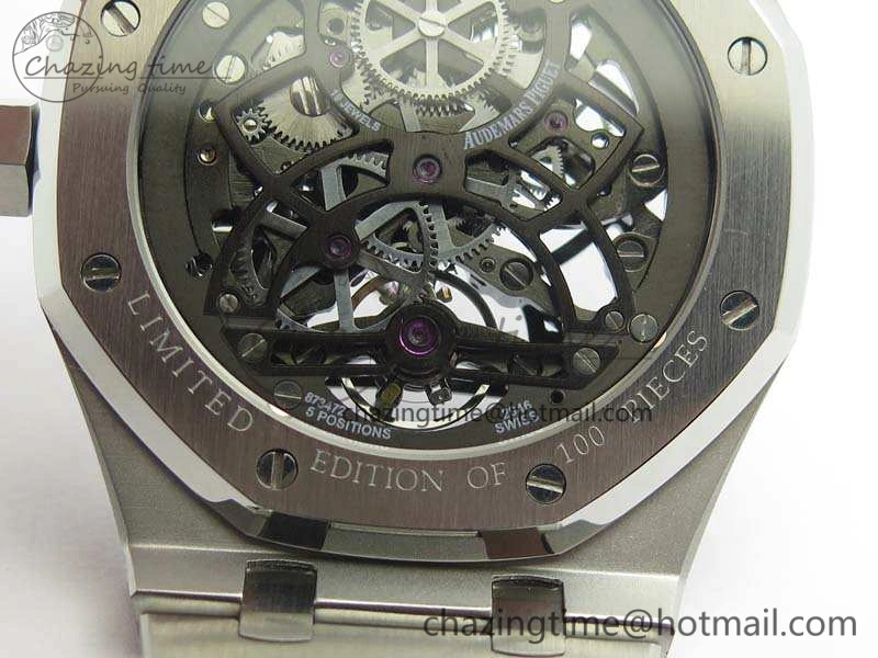 Royal Oak 41mm SS CY Best Edition Skeleton Dial On SS Bracelet FLYING TOURBY Sustainable 4987