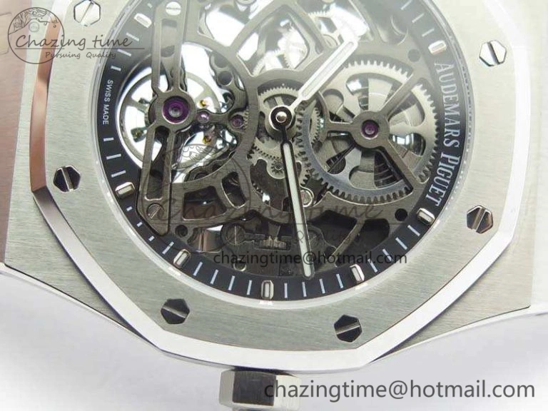 Royal Oak 41mm SS CY Best Edition Skeleton Dial On SS Bracelet FLYING TOURBY Sustainable 4987