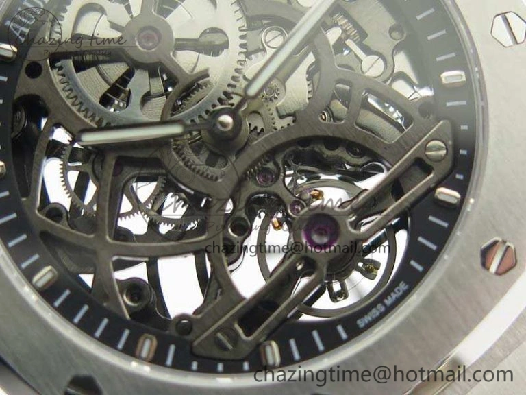 Royal Oak 41mm SS CY Best Edition Skeleton Dial On SS Bracelet FLYING TOURBY Sustainable 4987