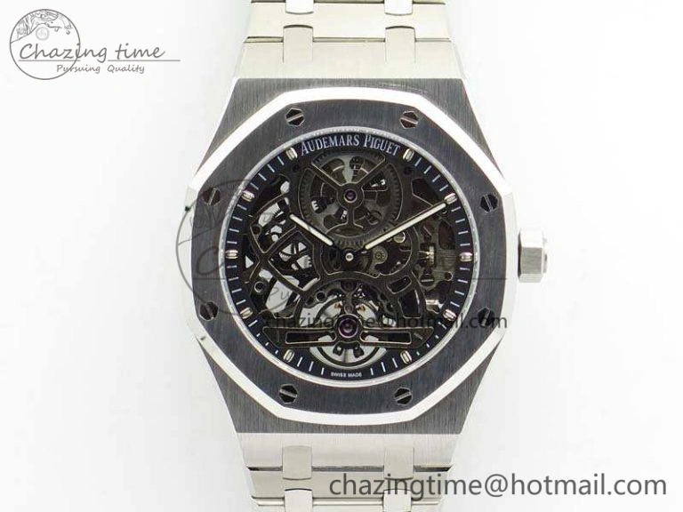 Royal Oak 41mm SS CY Best Edition Skeleton Dial On SS Bracelet FLYING TOURBY Sustainable 4987