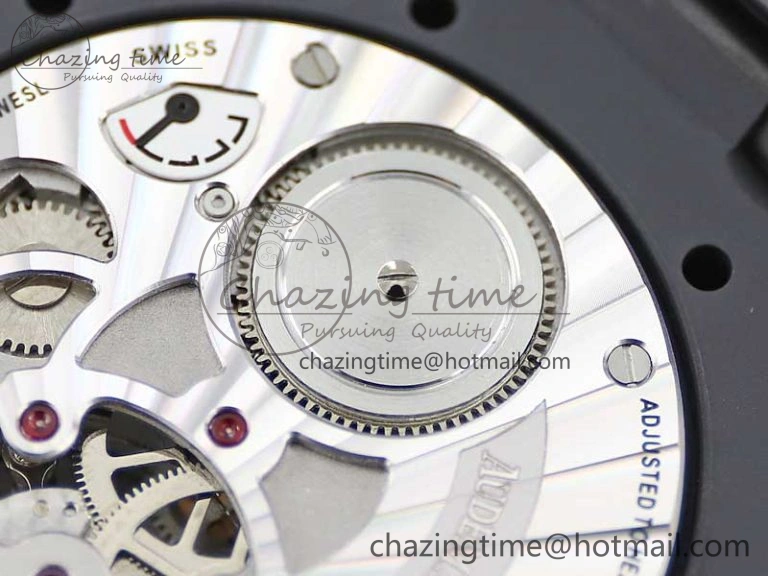 Royal Oak 41mm Tourbillon DLC R8 Best Edition Black Dial on DLC Bracelet V QuickDry 4809