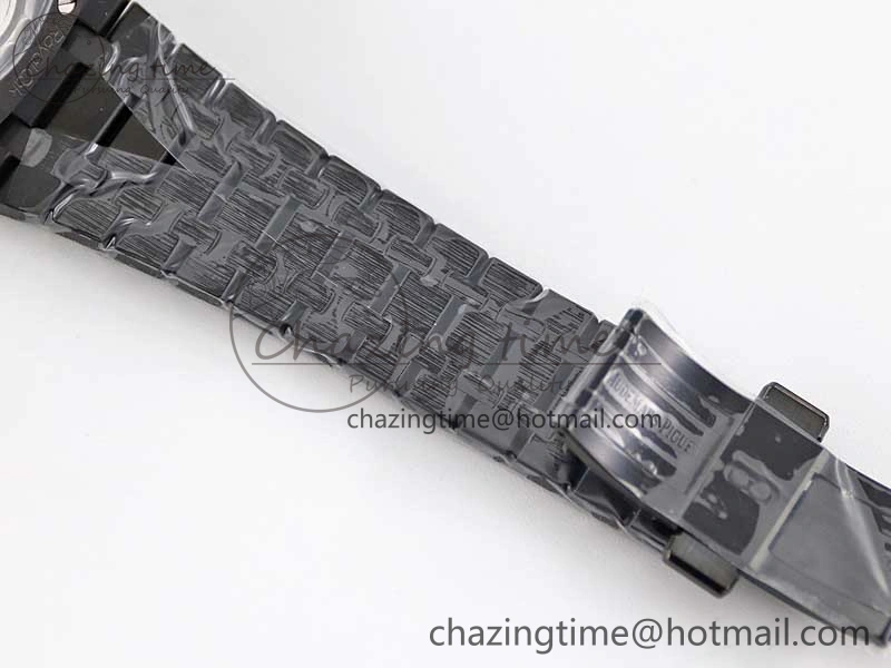 Royal Oak 41mm Tourbillon DLC R8 Best Edition Black Dial on DLC Bracelet V QuickDry 4809