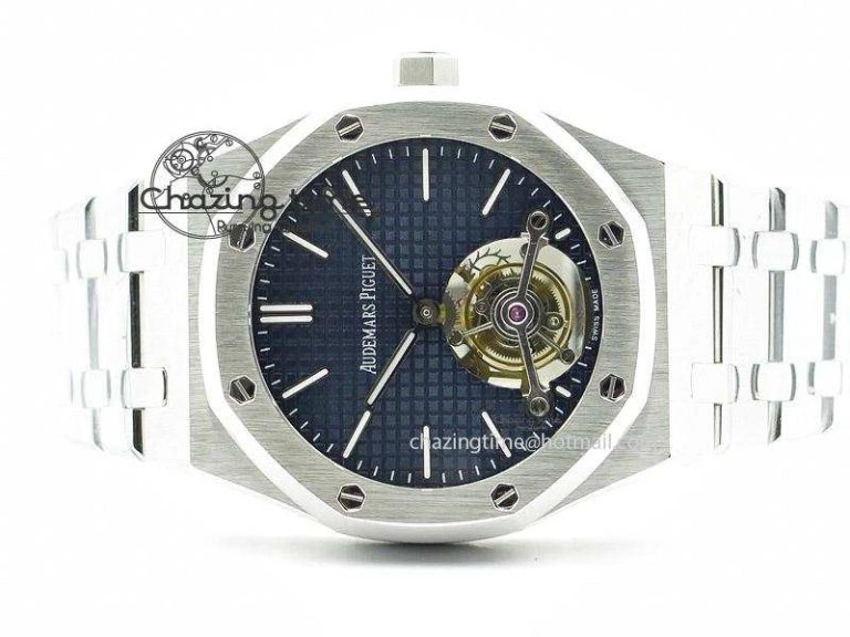 Efficient Royal Oak 41mm Tourbillon SS Blue Dial on SS Bracelet 5147