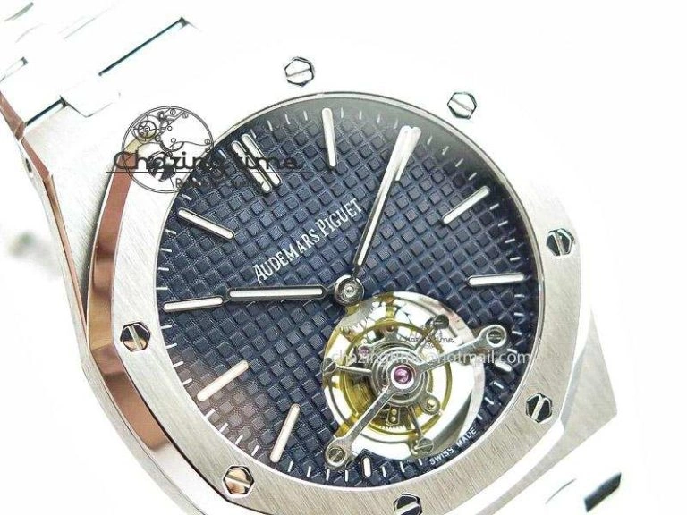 Efficient Royal Oak 41mm Tourbillon SS Blue Dial on SS Bracelet 5147