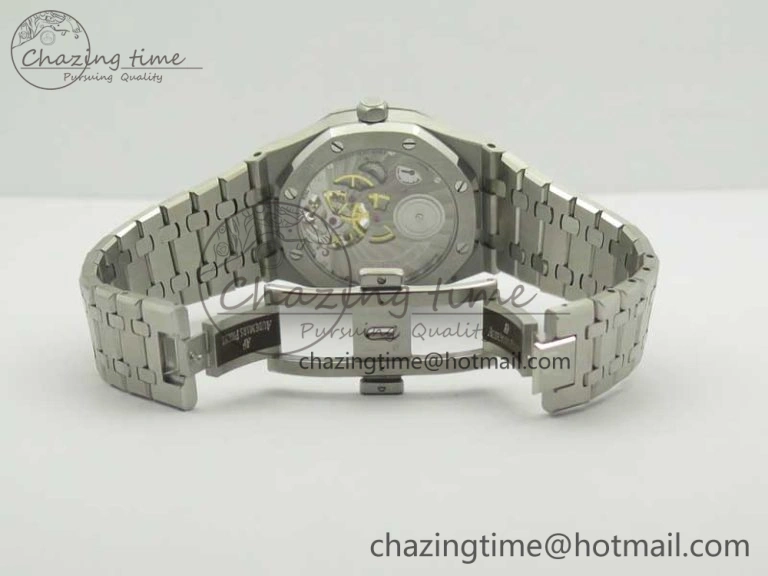 Flexible Royal Oak 41mm Tourbillon SS R8 Best Edition Blue Dial on SS Bracelet 4939