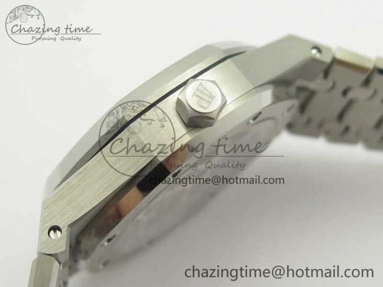 Flexible Royal Oak 41mm Tourbillon SS R8 Best Edition Blue Dial on SS Bracelet 4939