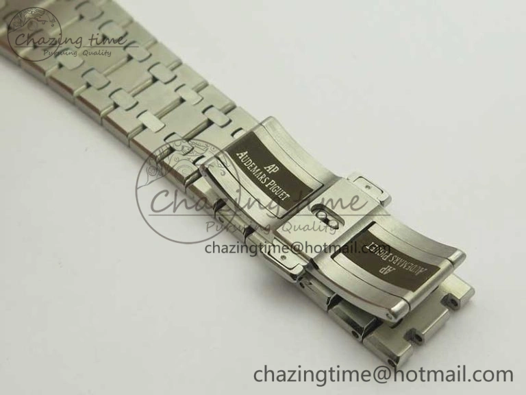 Royal Oak 41mm Tourbillon SS R8 Best Edition Purple Dial on SS Bracelet Casual 4940
