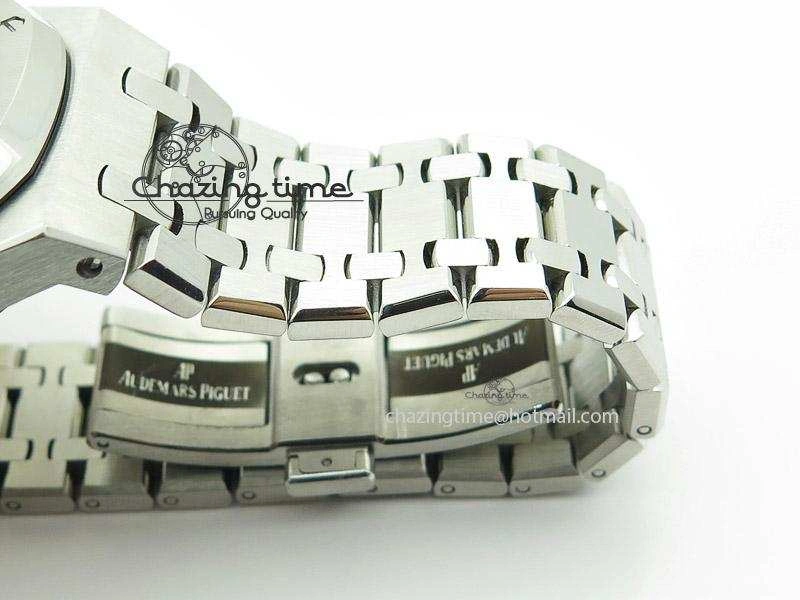 NewStyle Royal Oak 41mm Tourbillon SS White Dial on SS Bracelet 5217